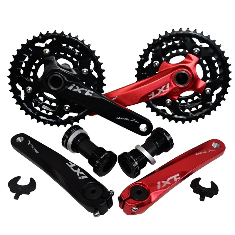

IXF mountain bike hollow integrated disc, crank variable speed disc 10-speed 30-speed compatible 9-speed large