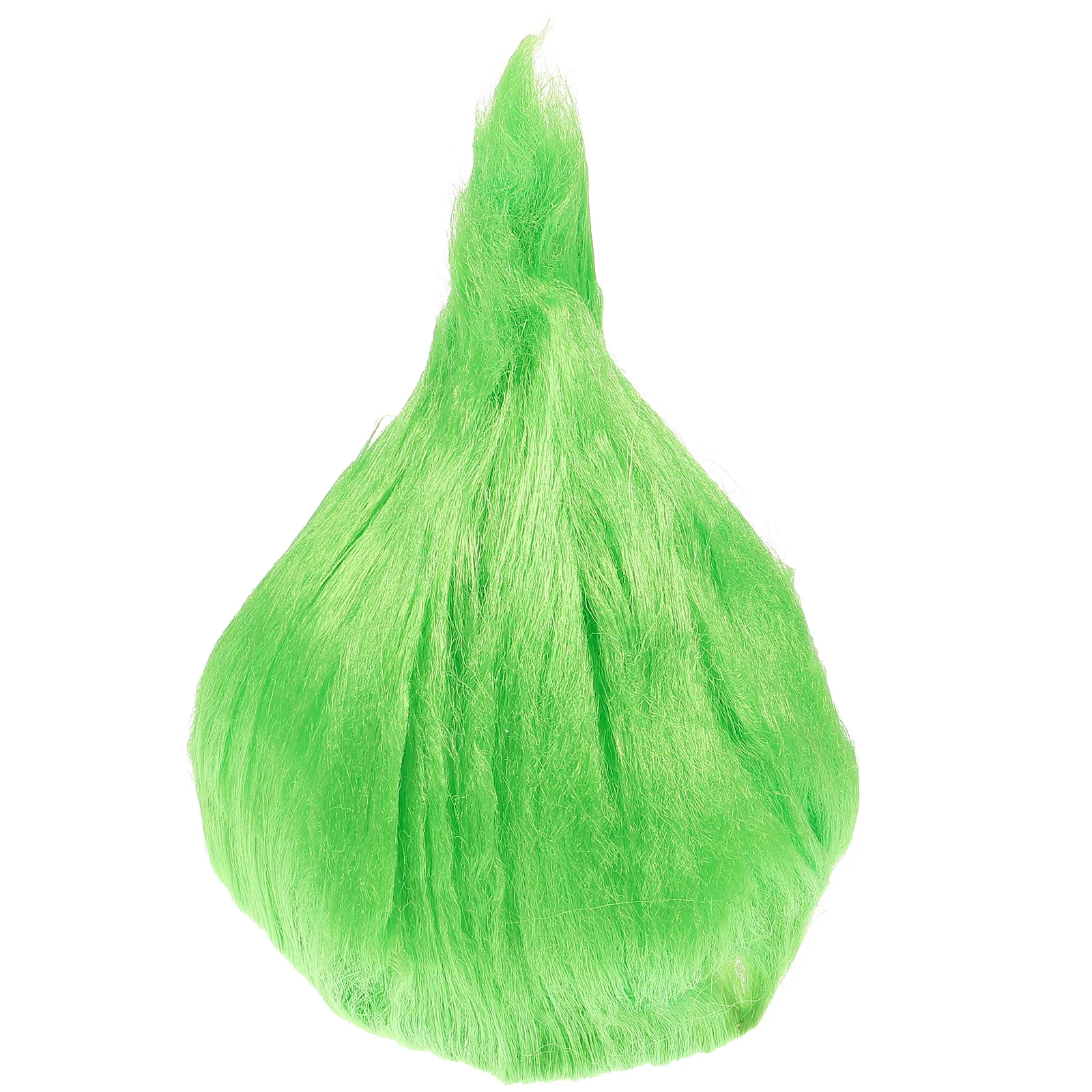 Green Wigs Genius Hairpiece Flame Shape Cosplay Aldult Carnival Headdress Troll Festival Man Miss