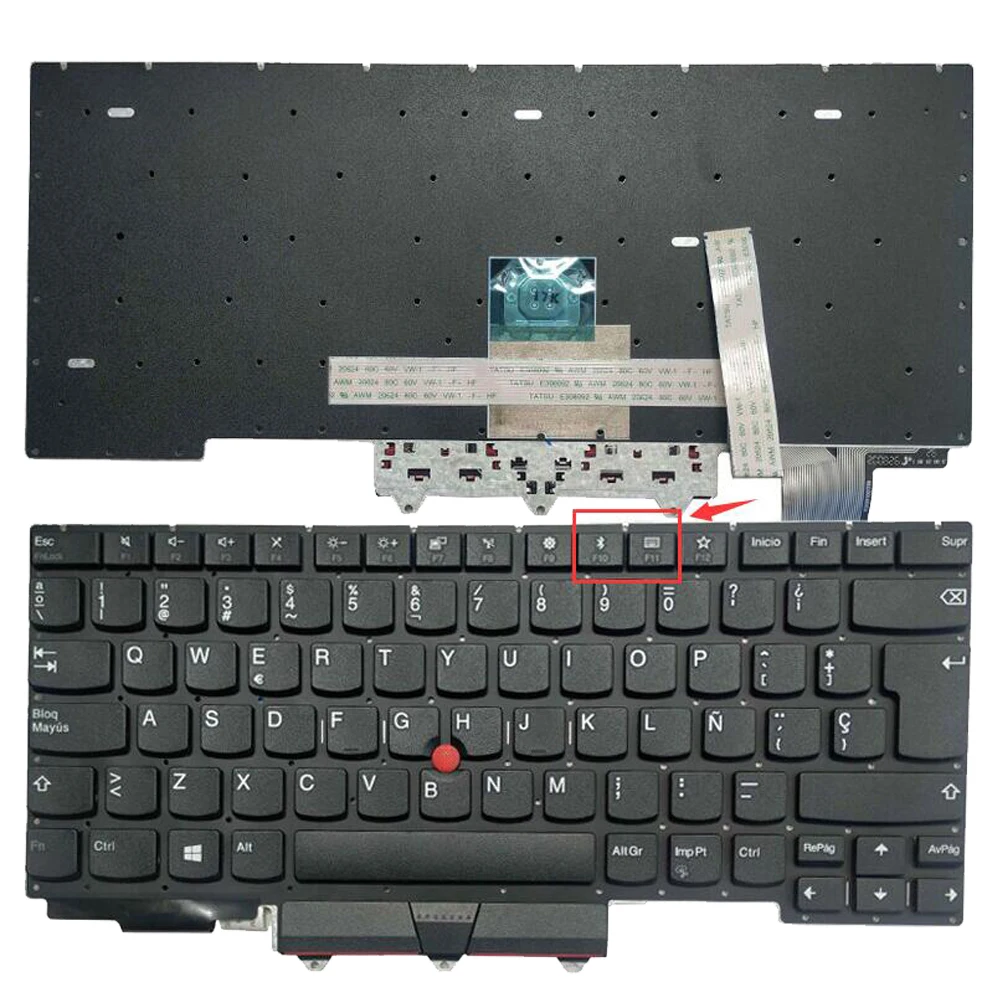 

New Spanish Keyboard For Lenovo IBM Thinkpad E14 Gen1 Gen2 Laptop SP Black