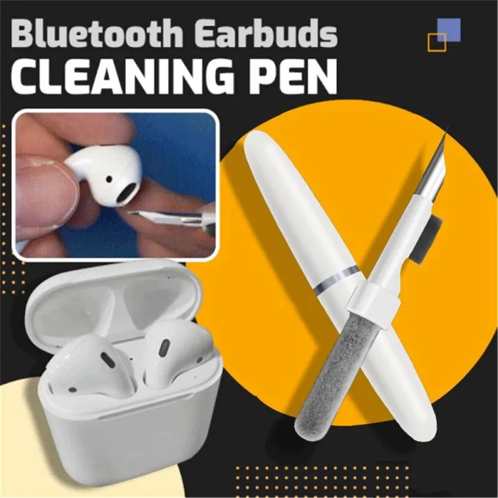 Bluetooth Oordopjes Cleaner Kit Voor Airpods Pro 1 2 Cleaning Pen Brush Bluetooth Oortelefoon Case Cleaning Tools Voor Xiaomi Huawei