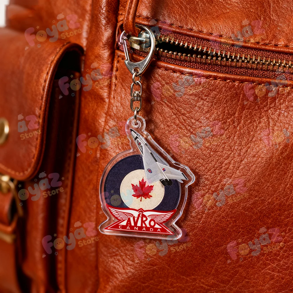 كندا أفرو السهم المفاتيح للملحقات Cf 105 Rcaf التصحيح إد السهام القتالية الطائرات Keyrings سلسلة مفاتيح المشجعين الهدايا #5