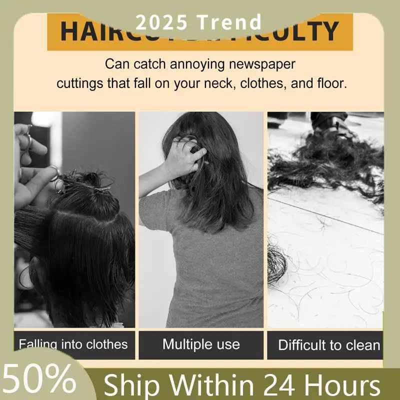 A75X أعلى إكسسوارات الشعر التفاف الشعر DIY قص الشعر عباءة مظلة كيب صالون الحلاق المنزل تصفيف الشعر غطاء الرأس القماش