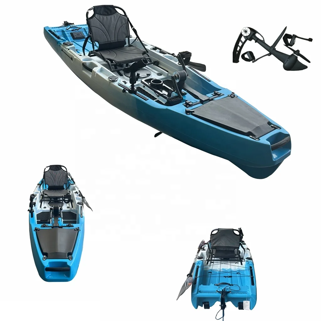 Hot Sale 10.5ft Sit on Top Fishing Pedal Kayak Popular Nice Price High Quality with Frame Seat Made in China