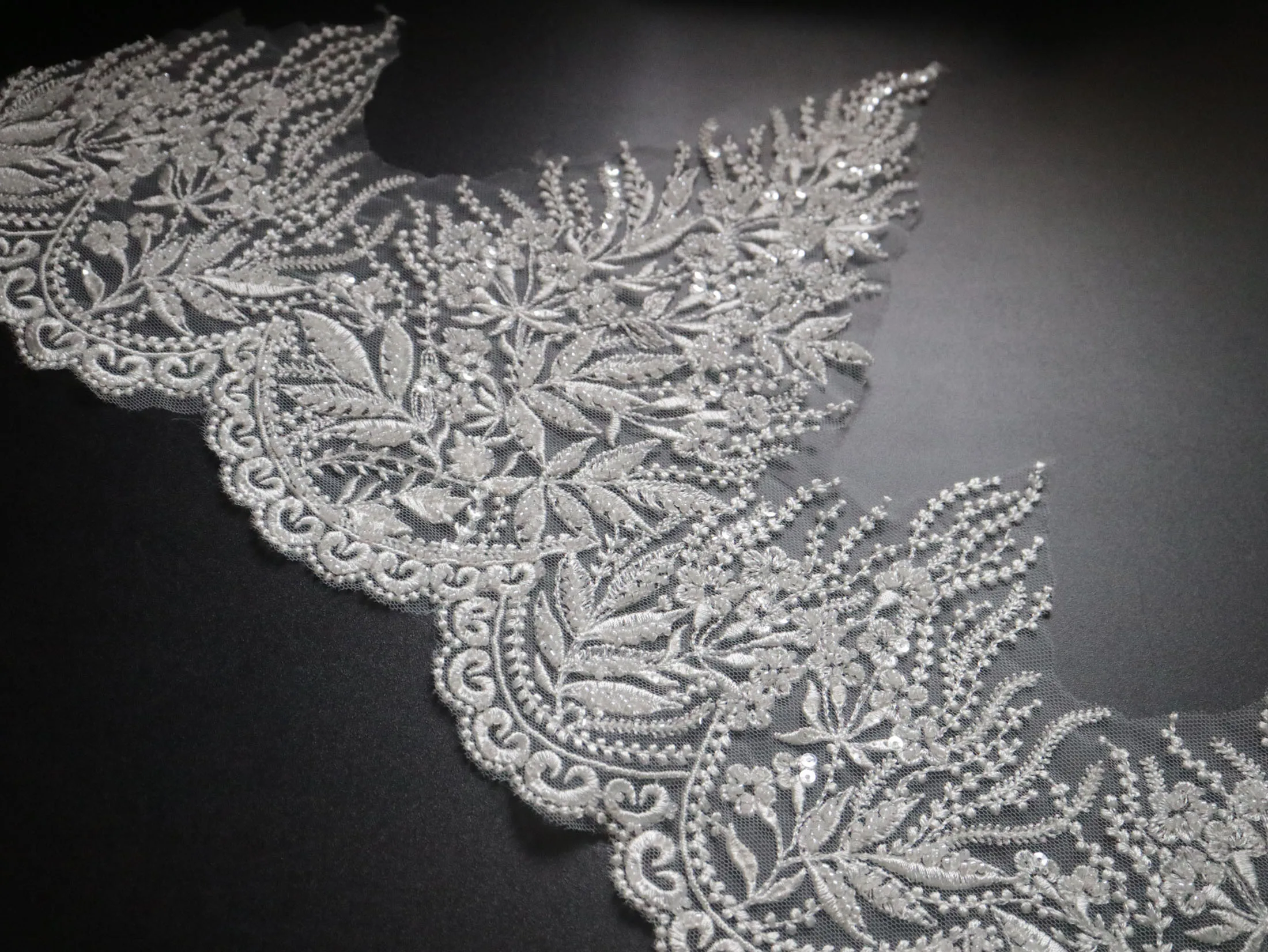 Clearance assorte beaded rhinestone lace trim for clothes sewing sequin  trimming ribbon  dresses DIY  accessories