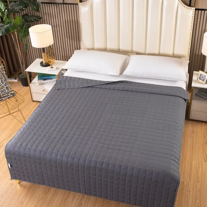 Cross-Border Gravity Weighted Blanket Pressure Sensation Comforter Single Double Bed Size Adult Teenager Bedroom Use