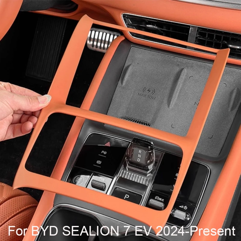 

Car ABS Interior Gear Panel Sequins For BYD SEALION 7 EV 2024-2026 LHD Inner Windows Lift Panel Steering Wheel Rear Outlet Frame