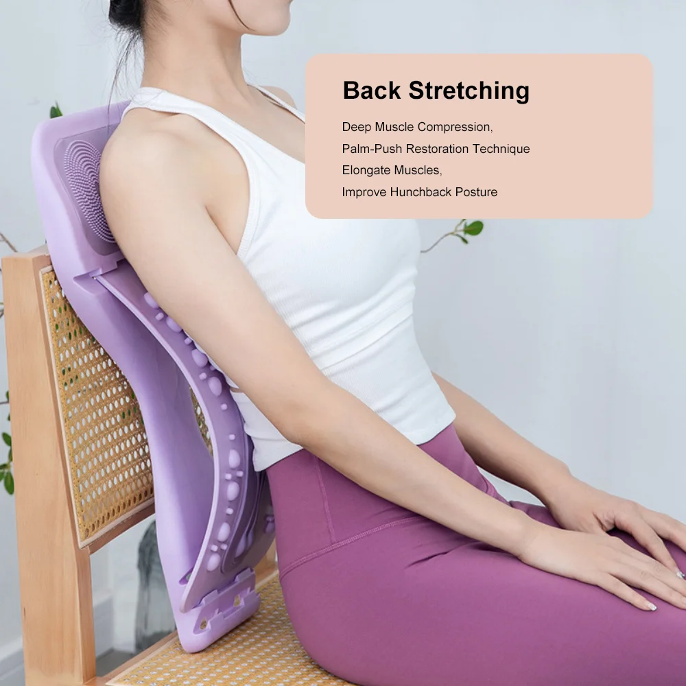 Back Stretcher Multi-Level Adjustable Massager Waist Neck Lumbar Cervical Spine Fitness Lumbar Support Massager Yoga Tool Relax - Image 3