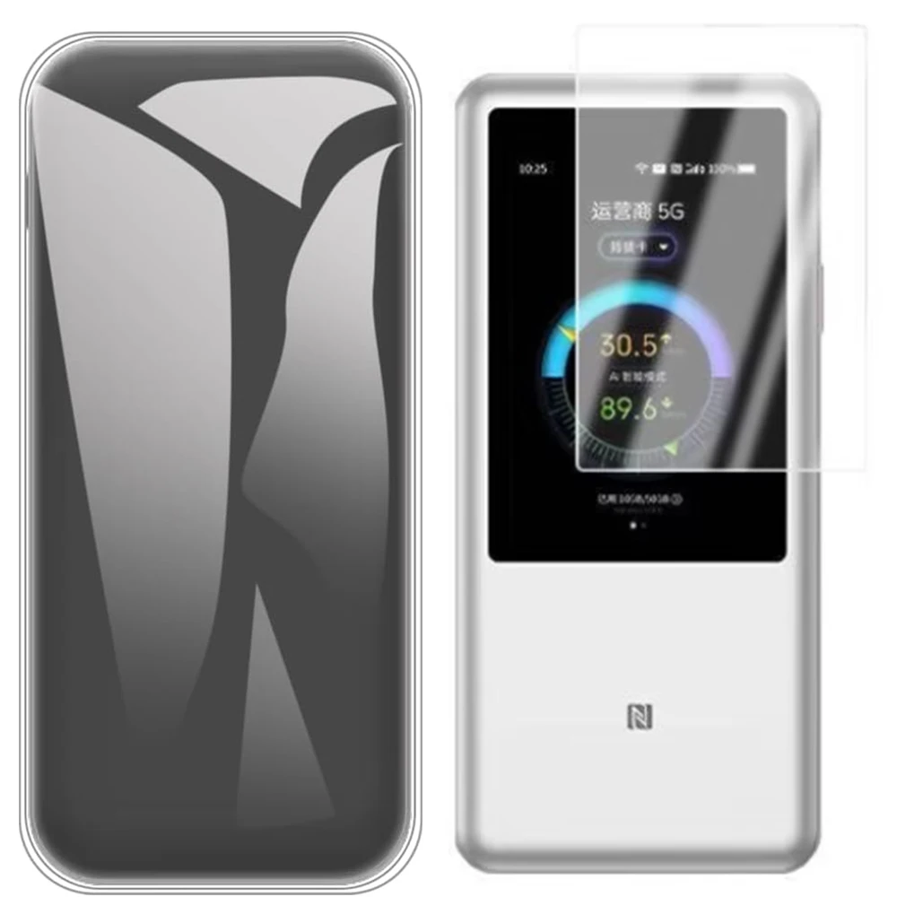 2-IN-1-Hülle + TeHydrogel-Folie, flexibler weicher Displayschutz (KEIN gehärtetes Glas) für ZTE U60 Pro MU5250 5G – Detail 2