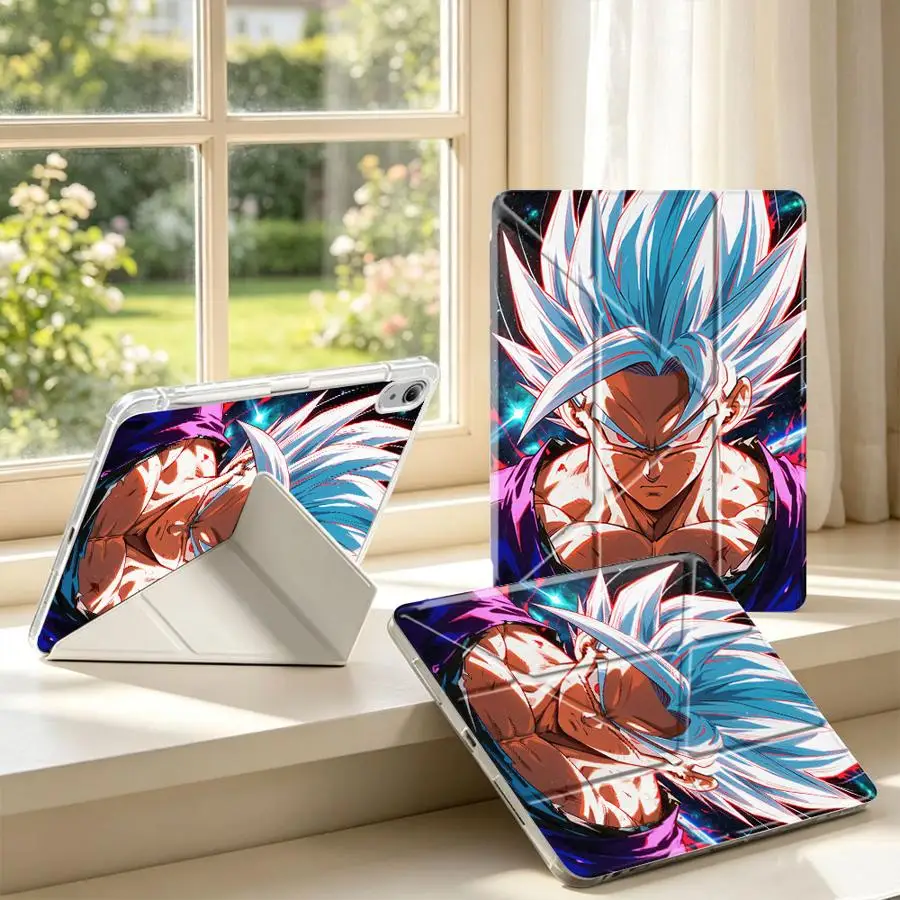 Dragon Ball Goku Tablet Case For Samsung Galaxy Tab A8 S7 FE S8 A9 Plus S10 Lite S9 Plus A11 With Pen Slot Cover