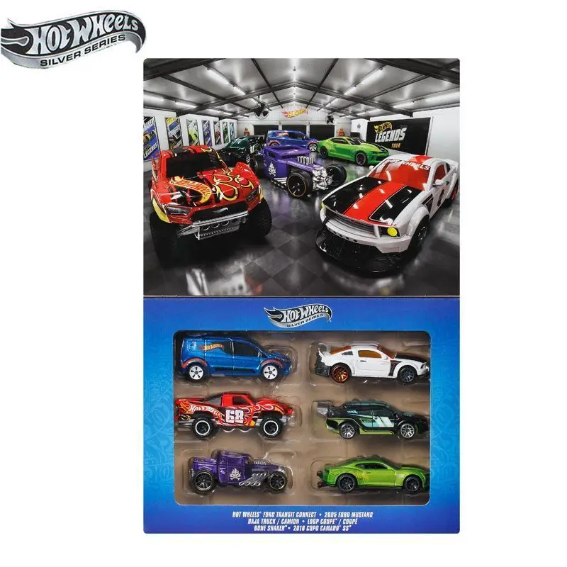 

Новый набор из 6 машинок Hot Wheels Silver Series JLB24 JLB25: Volkswagen, Porsche, Camaro. Коллекционные модели машинок из литого металла. Игрушки-сюрпризы.