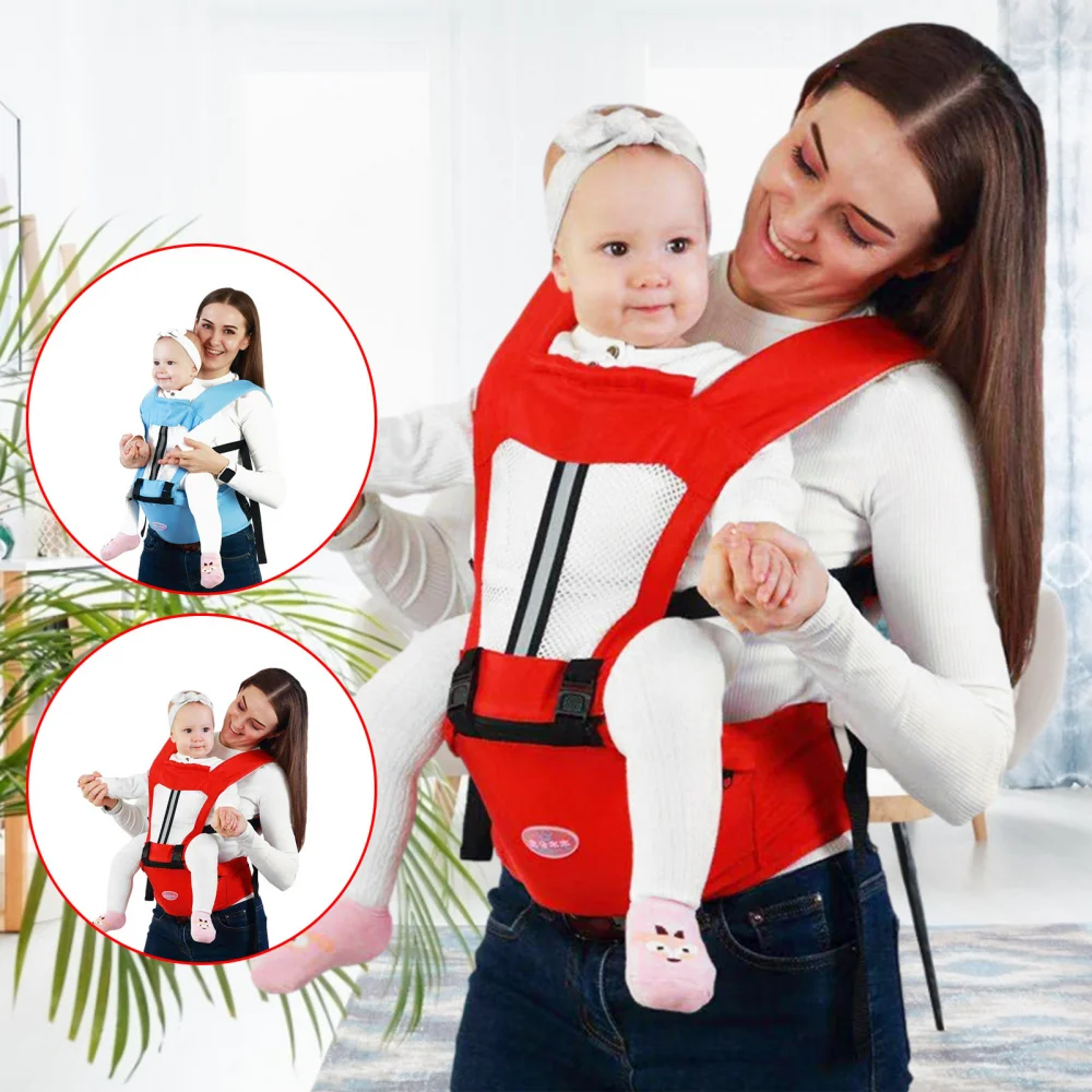 New Baby Carrier Multifunctional Baby Supplies With Lumbar Support Double Shoulders Front Hold Adjustable Baby Safety Carrier