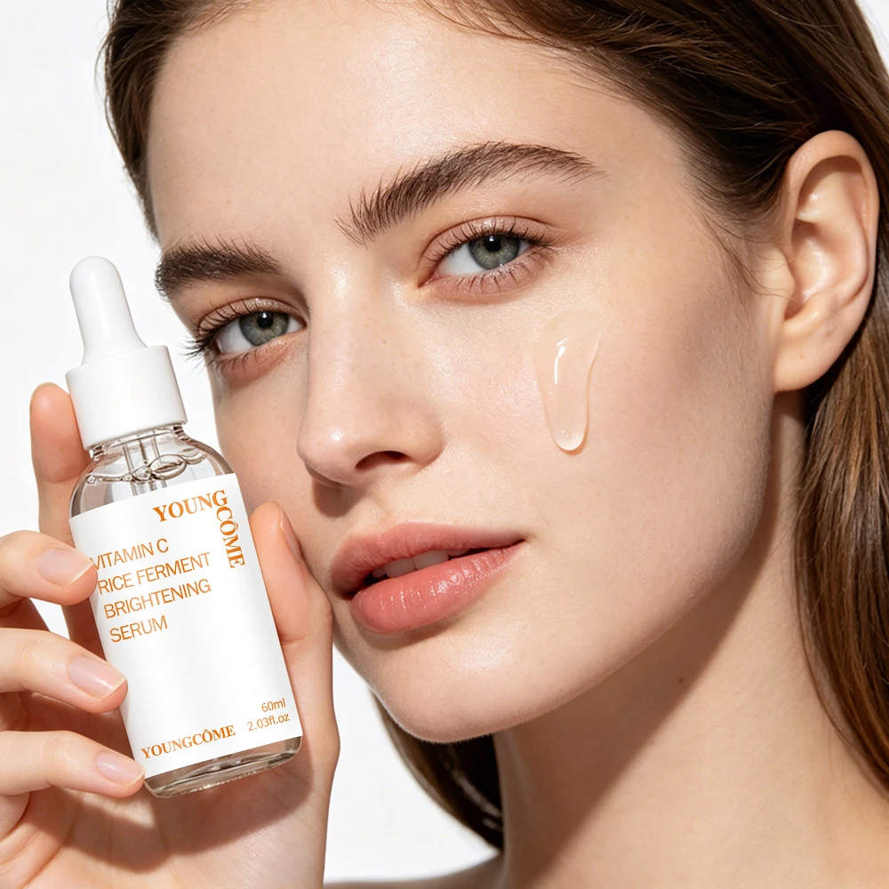 Suero Facial |   YOUNGCOME Sérum de Arroz Fermentado con Vitaminas, Sérum Facial Hidratante y Potenciador de Luminosidad para Todo Tipo de Piel, Ligero para Uso Diario