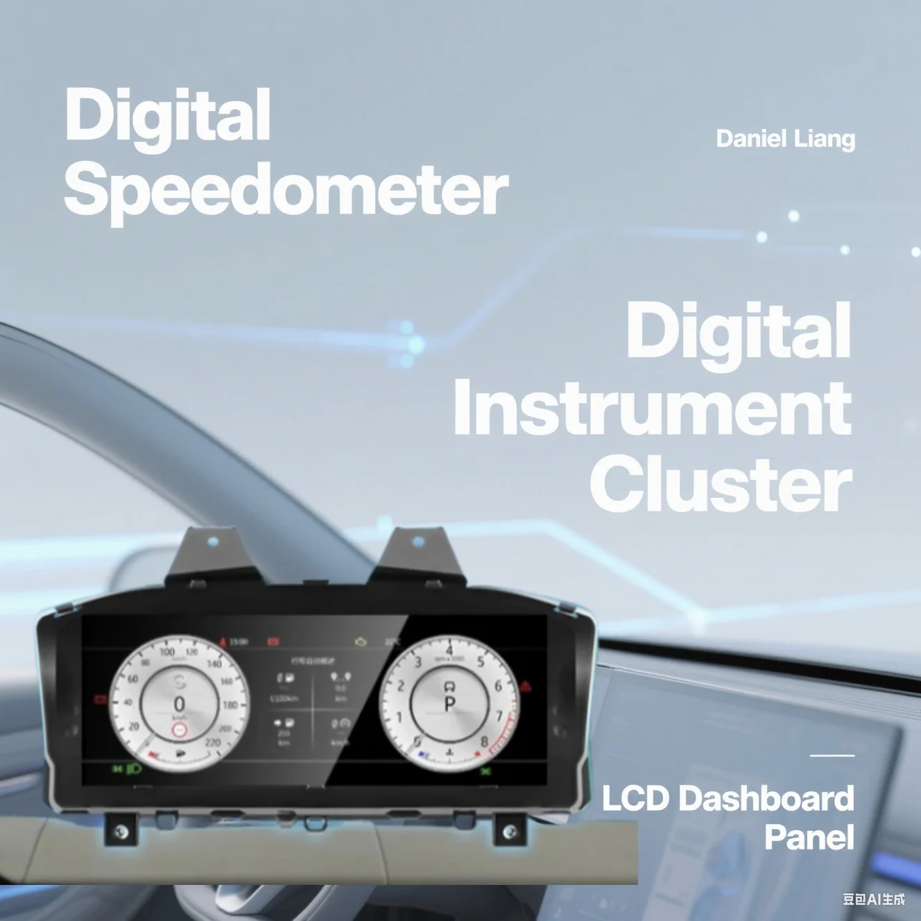 Digital Speed Meter Screen For Land Rover Range Rover Sport L494 2013-2017 Dashboard Instrument Display