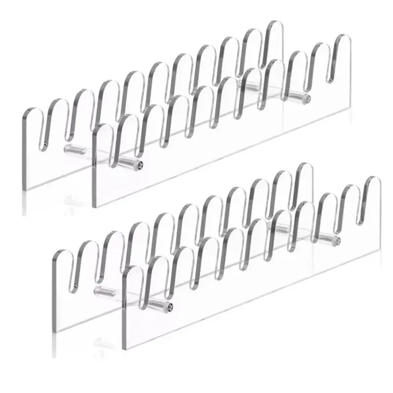 

AB11-2Pcs Органайзер для бейсболок, акриловый многофункциональный контейнер для хранения бейсболок, новый