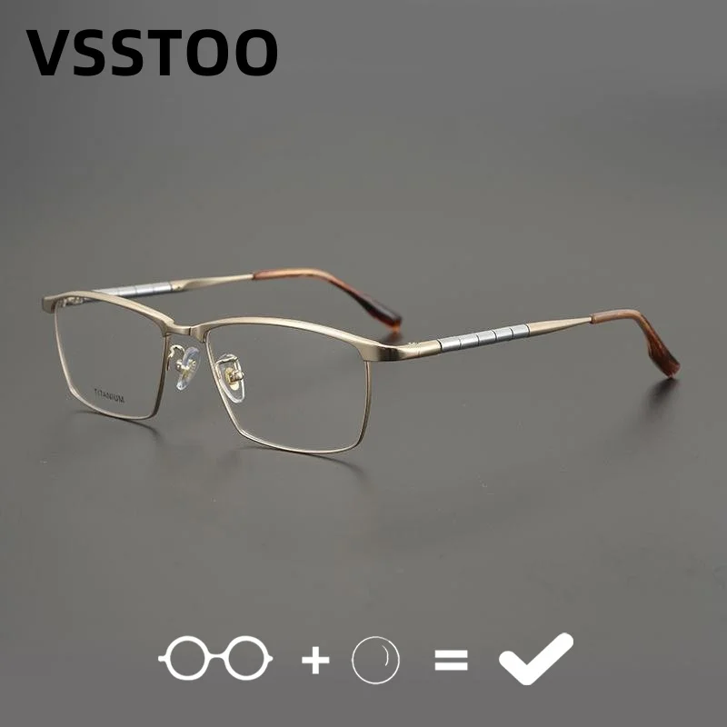 

NeoMore Retro Titanium Eyeglasses - 12g Ultra - Light, Multi - Face Shape Fit, 54mm Lens Width, Business Fashion