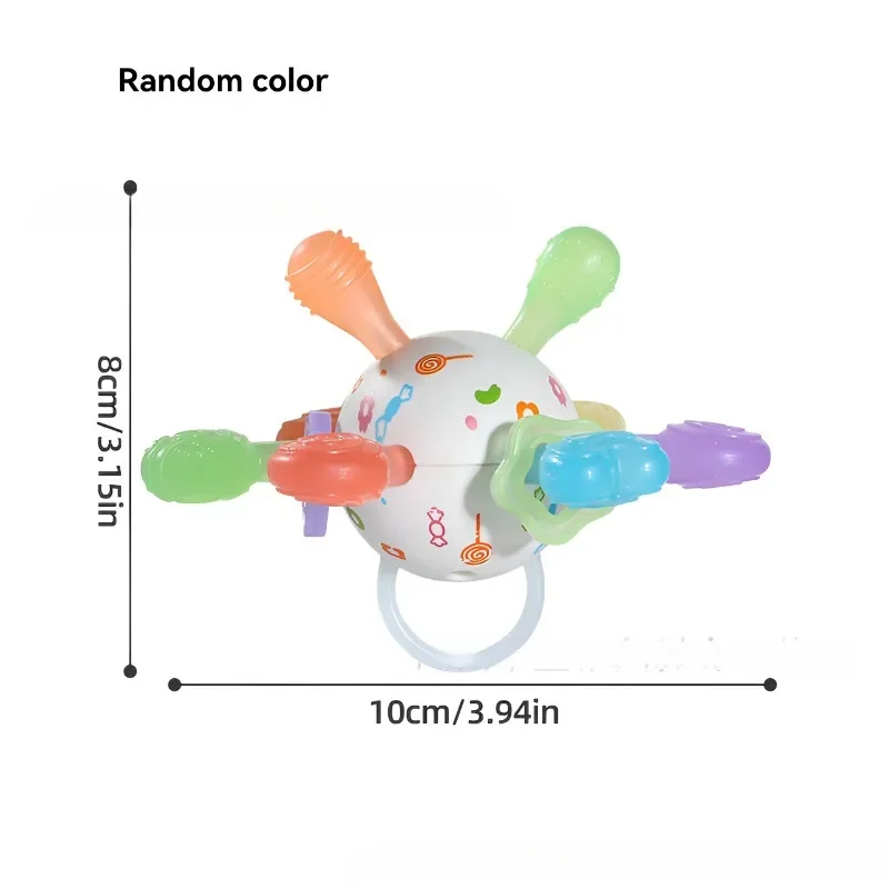 赤ちゃんの幼児のためのスタイルのおもちゃ,ボールプレーヤー,歯磨き,新しいスタイル,絶妙なプレゼント,つかむことができます