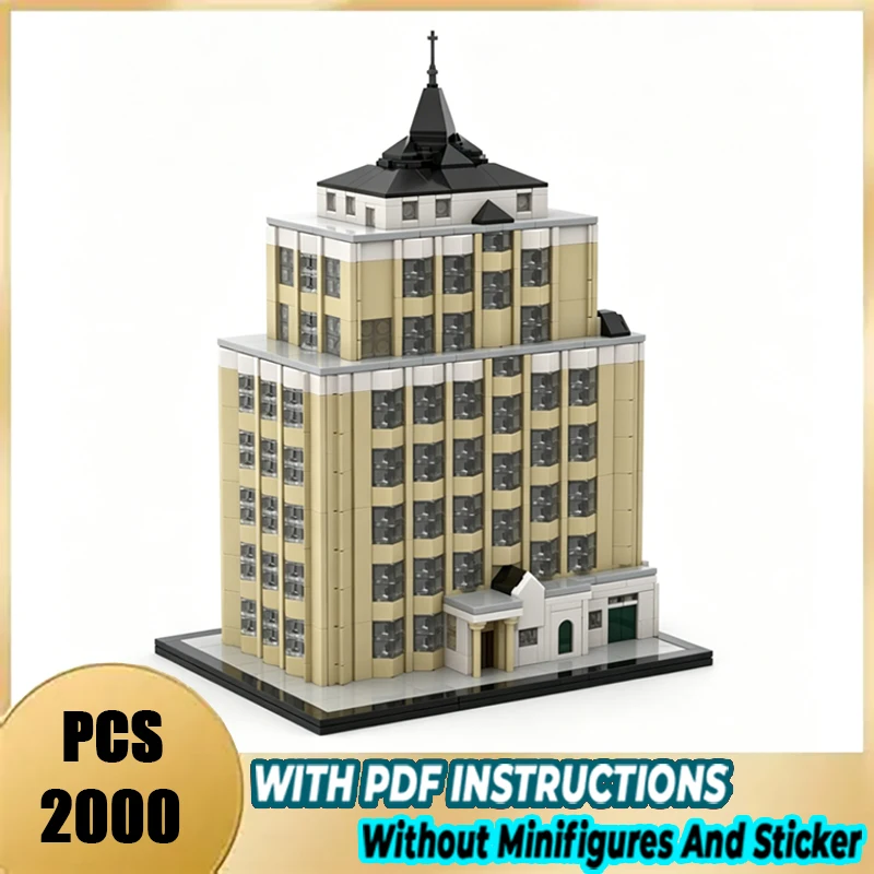 

Exquisite brand new MOC blocks Cammann-Hochhaus - Chemnitz Technical modules bricks model gift Christmas toy DIY assembly set！