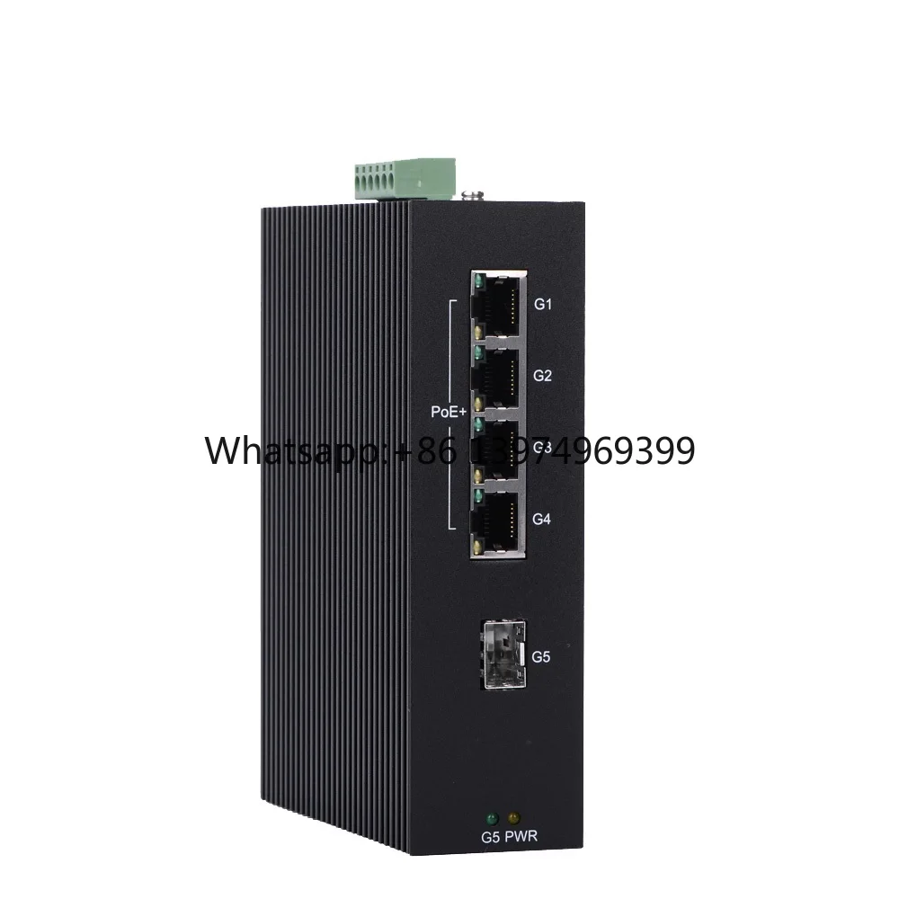 Power Over Ethernet 5 Port Mini Gigabit Ethernet Switch 4 PoE Port Switch