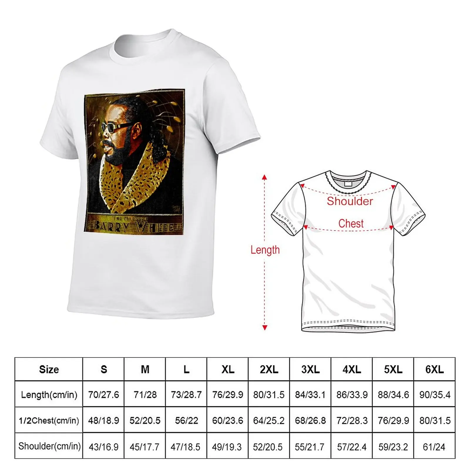 New Barry White Tribute D-2b CP T-Shirt funny t shirts Tee shirt mens workout shirts