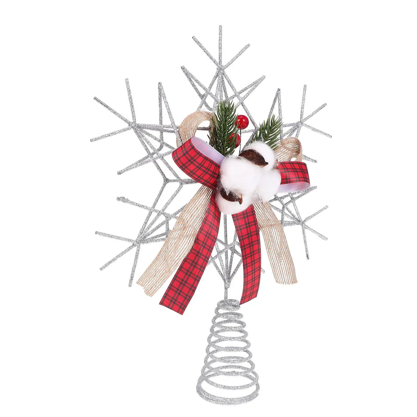 

Christmas Tree Star Christmas Decorations Decoration Elegant Fabric Xmas nament Festive Atmosphere Holiday Party