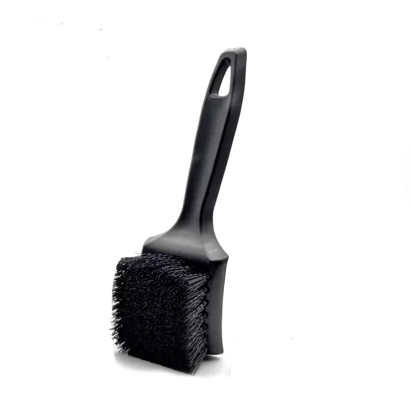 Auto Tire Rim Brush Wheel Hub Cleaning Brushes Car Wheels Detailing Cleaning Accessories Black White Tire Auto Washing Tool