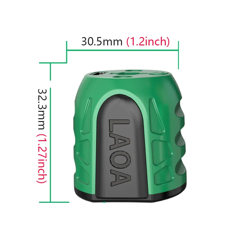 LAOA Portable Screwdriver Bit Magnetizer with LED Light Type-C Rechargeable Lithium Battery