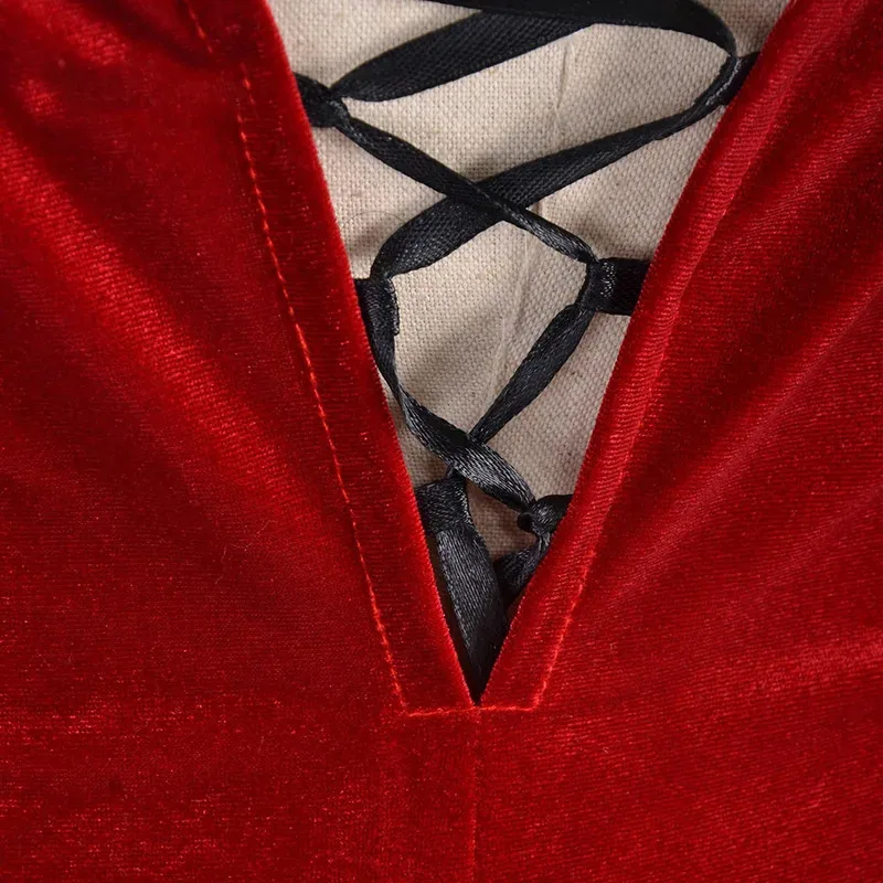 25COSAda Wong Cosplay vestido uniforme Halloween Navidad disfraz mujer encaje rojo Cheongsam lencería traje película servicio secreto Outf