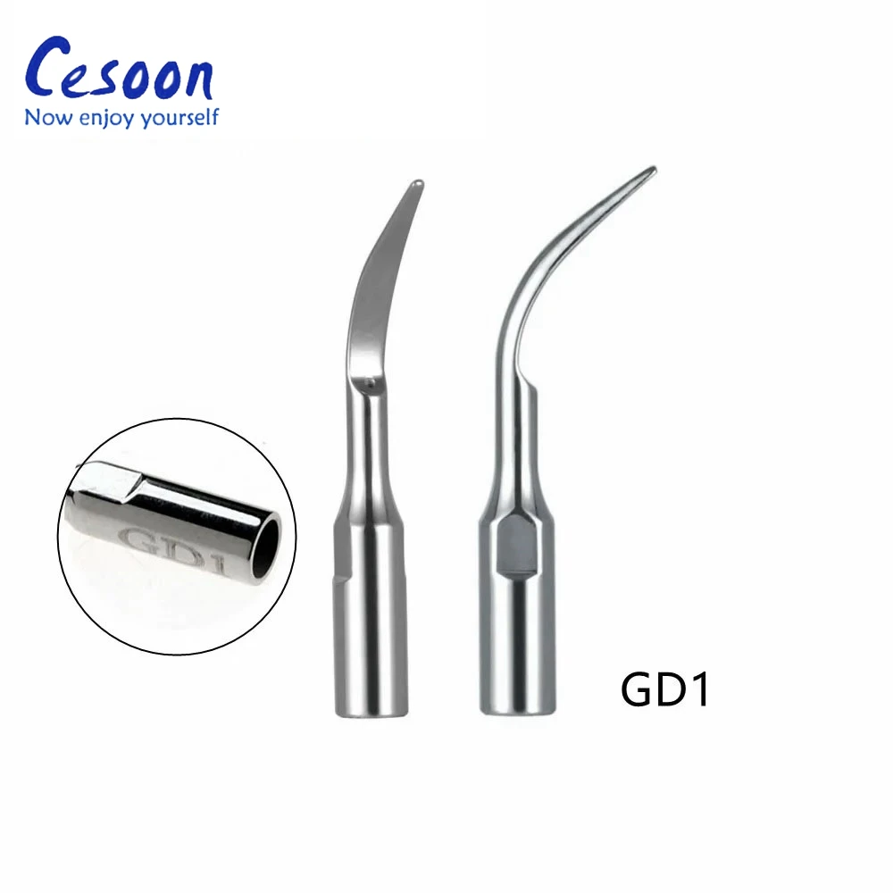 Ultrasonic Dental Scaler Dicas, Oral Tooth Ferramenta de Limpeza, Endo, DTE, Satelec, Handpiece, GD1, GD2, GD3, GD4, GD5GD6GD7, 5pcs