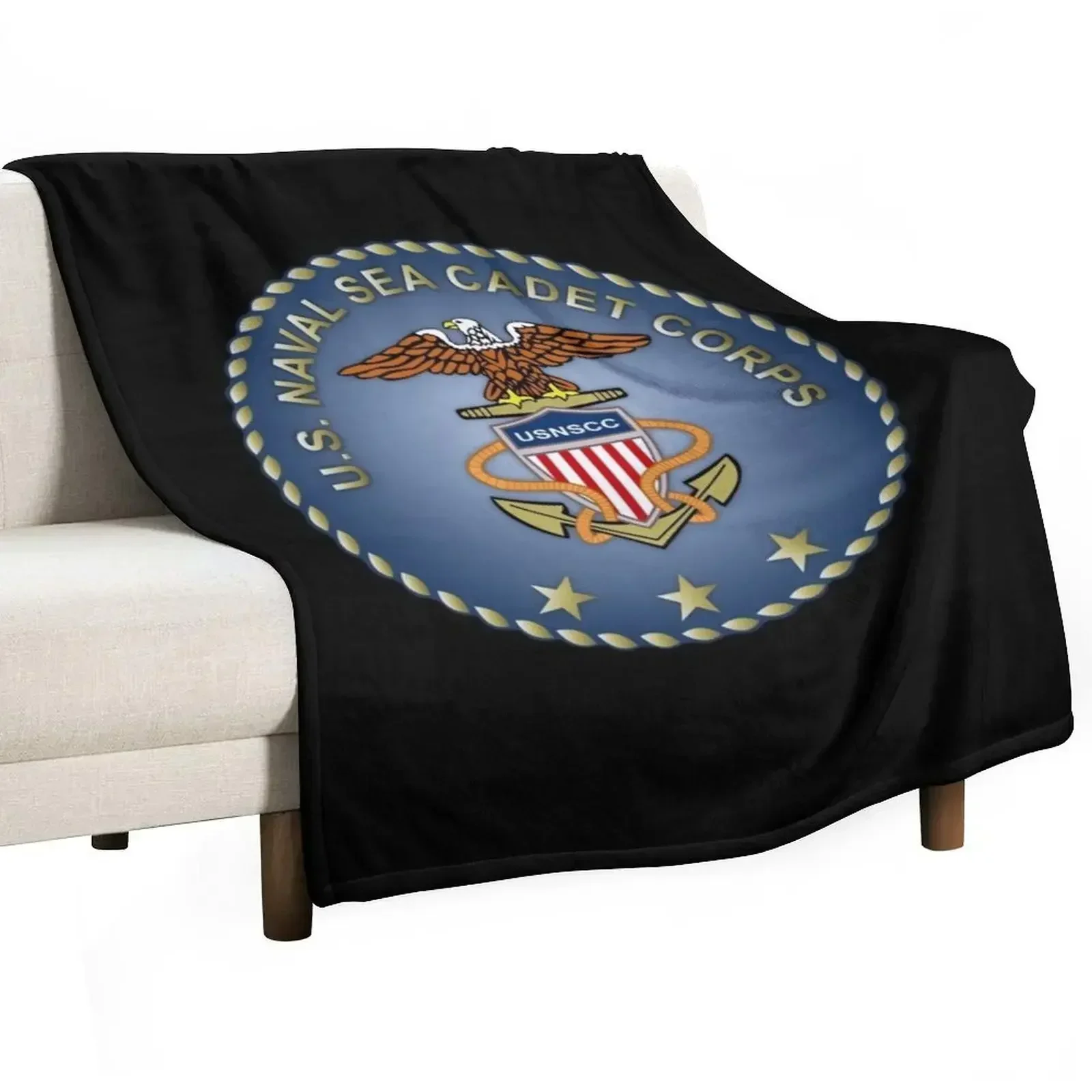 Sea Cadets Seal Throw Blanket Anti Shedding Soft Fuzzy Blanket for Home
