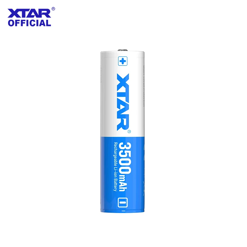 

XTAR 2PC 18650 3500 mah Large capacity and high-power 3.6 V 10A output rechargeable batteries for powerbank power tool