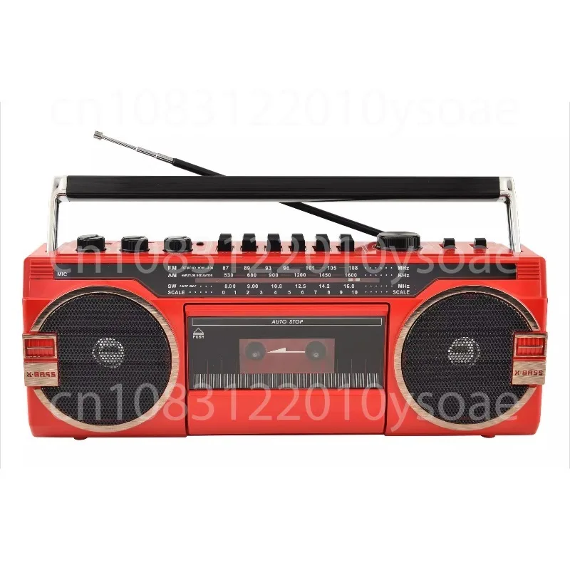 High Quality Portable Cassette Recorder Player  Music Play Walkman Retro Tape Drive AM/FM/SW Radio Bluetooth Speakers 65ckjo