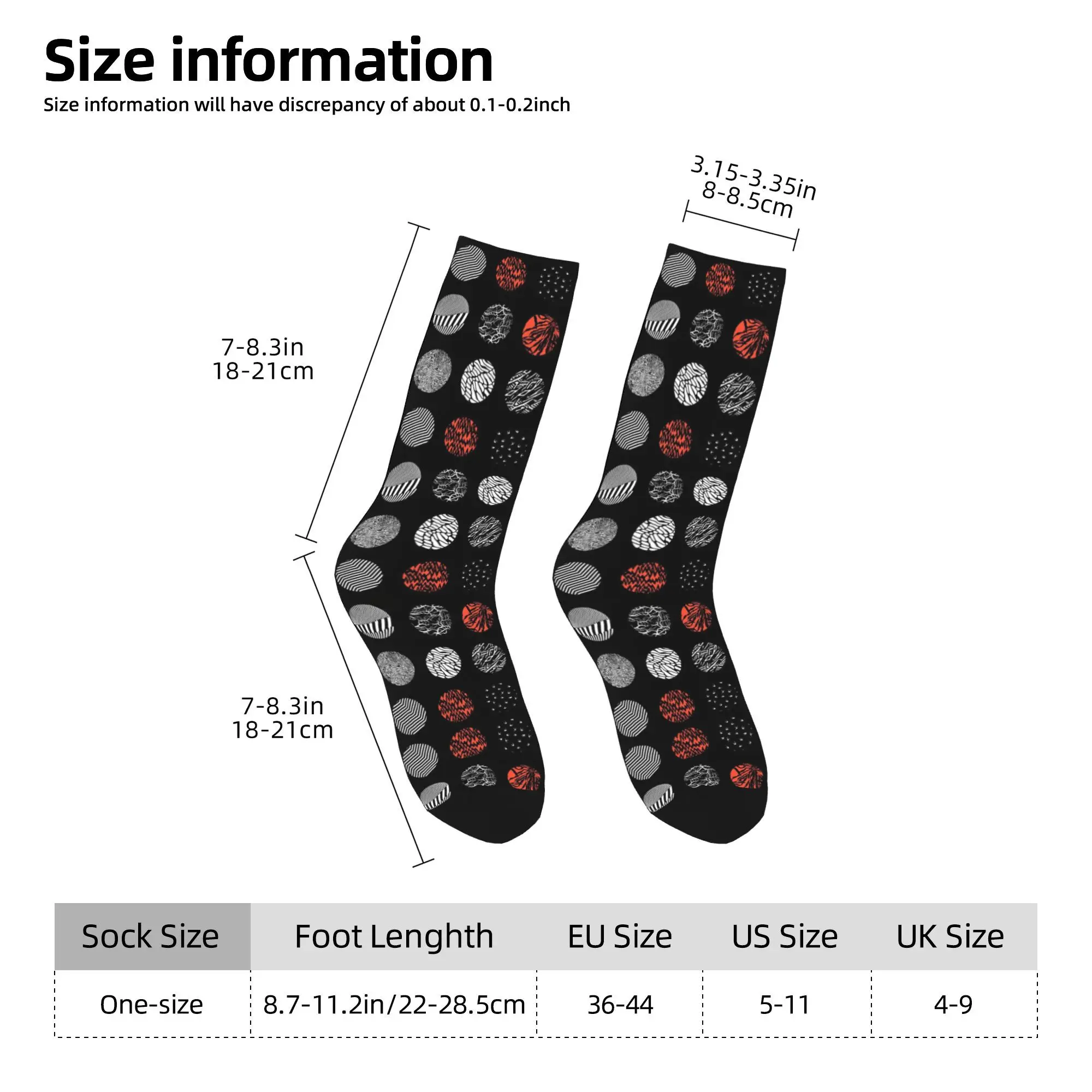 Custom T-Twentys One P-Pilots Hot Brand Mens Crew Socks Unisex Novelty 3D Printing Heavy Metal Dress Socks