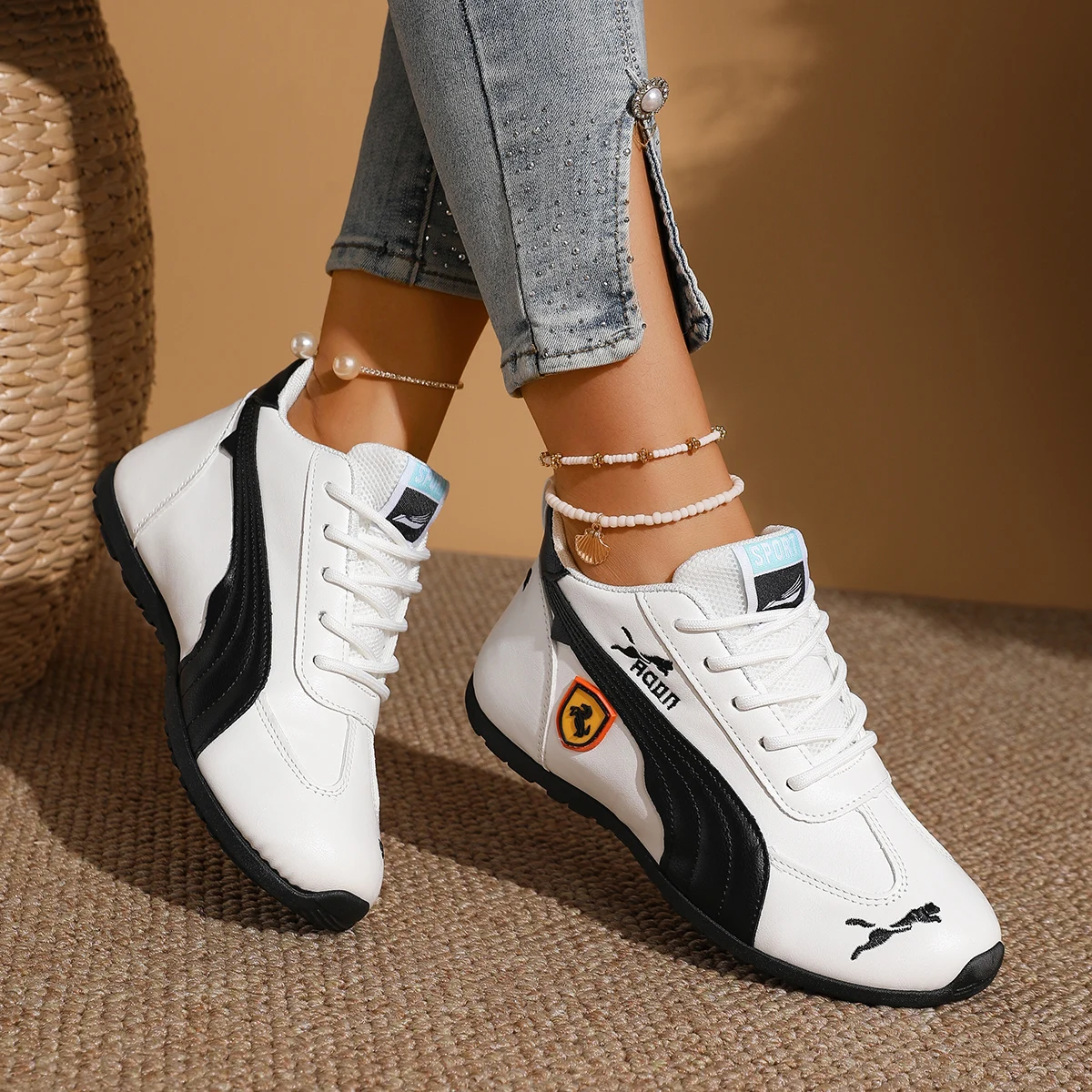 Women's Sneakers Fashionable Mesh Sneakers Women's Casual Thick Walking Designer Luxury Women's Shoes Zapatillas De Mujer image 4