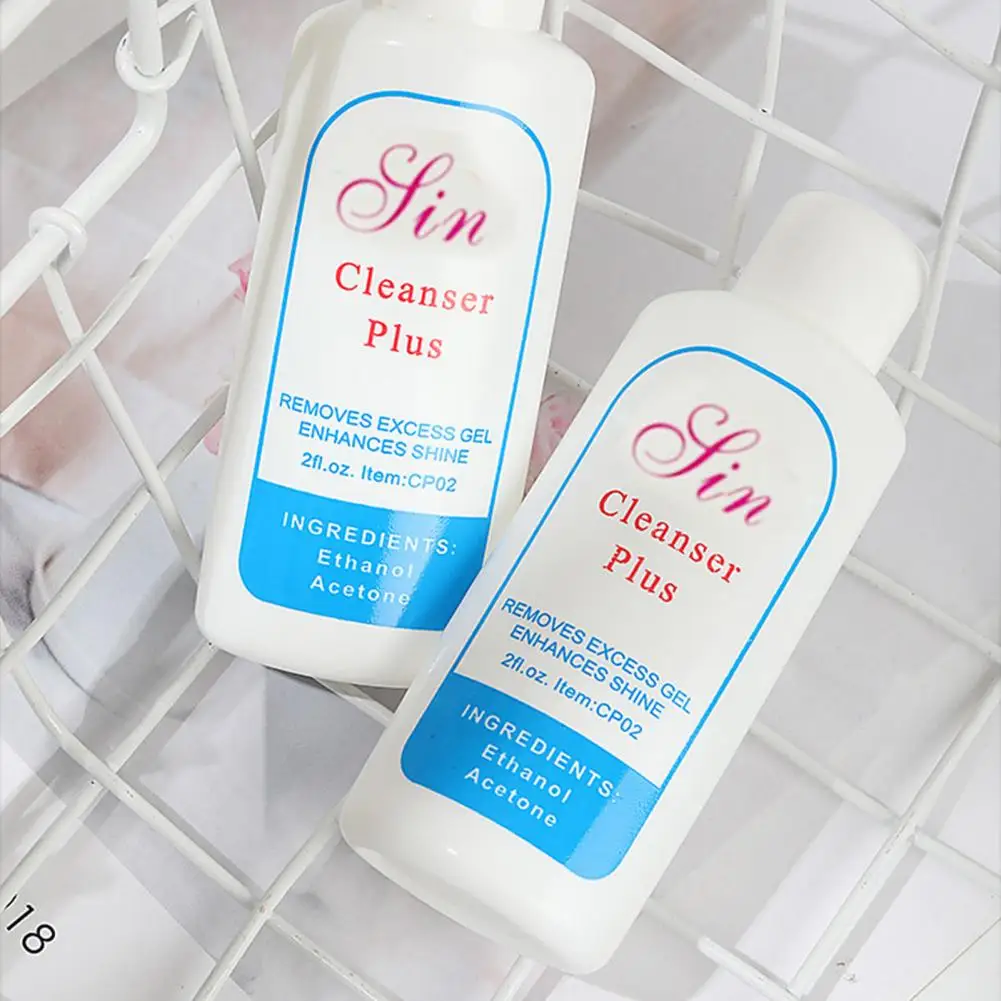 Vintage Polish Cleanser Compact Non-irritating Unique Nail Glue Washing Gel Cleaner  Nail Cleanser Portable