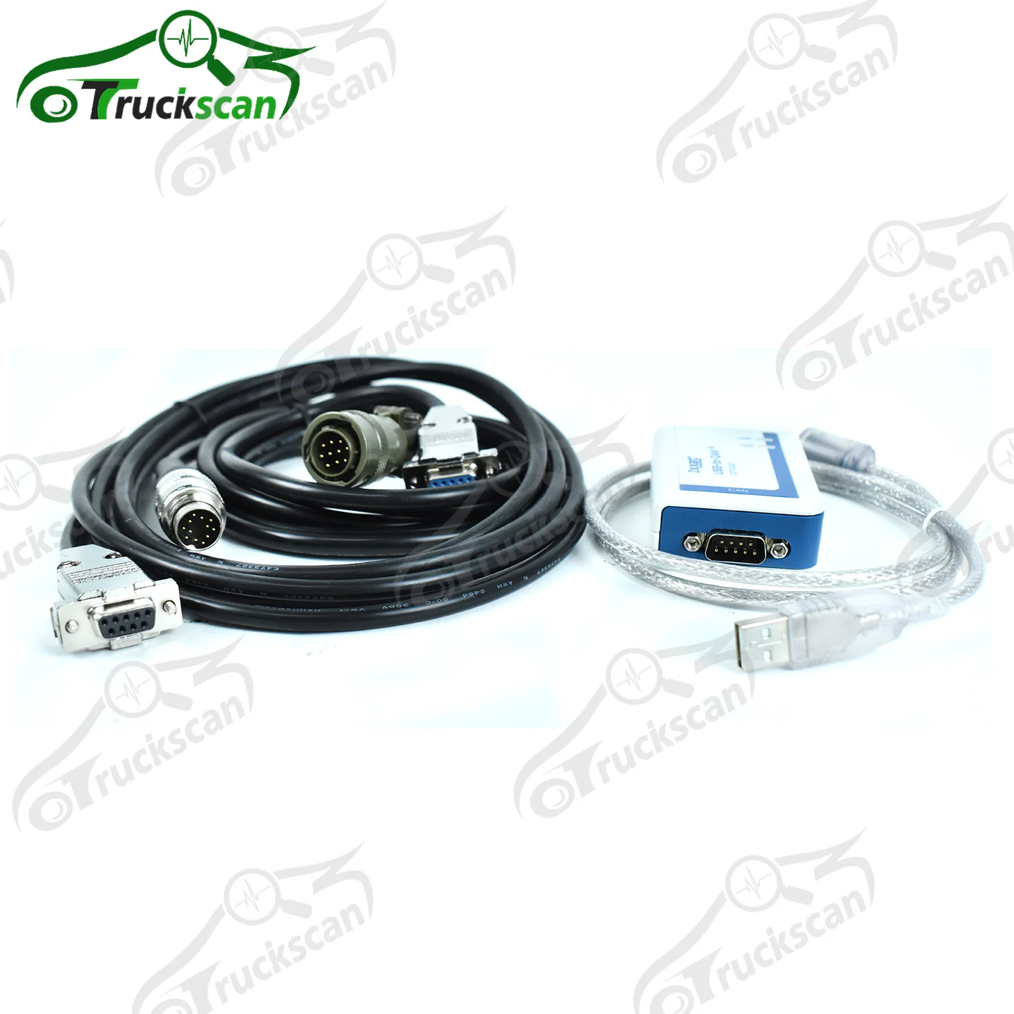 New Truck Diagnostic tool For MTU DiaSys Diagnostic tool USB to CAN COMPACT IXXAT Diesel engine MDEC ADEC Cable +CF53 laptop - view 5