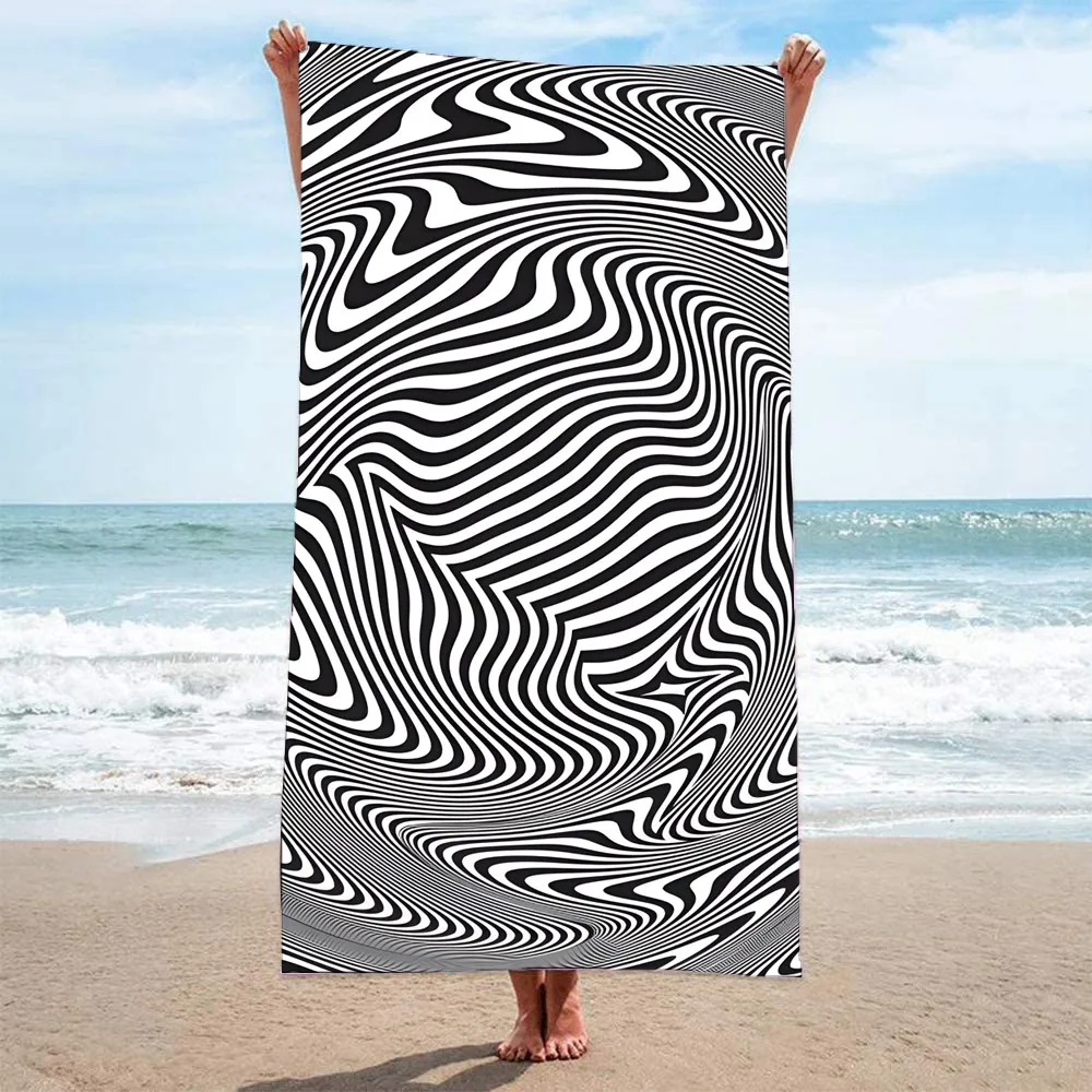 

Geomeric Spirals Large Beach Towel,microfiber towel,spa,surf,swim,gym sports,wholesale,holiday gift,free shipping