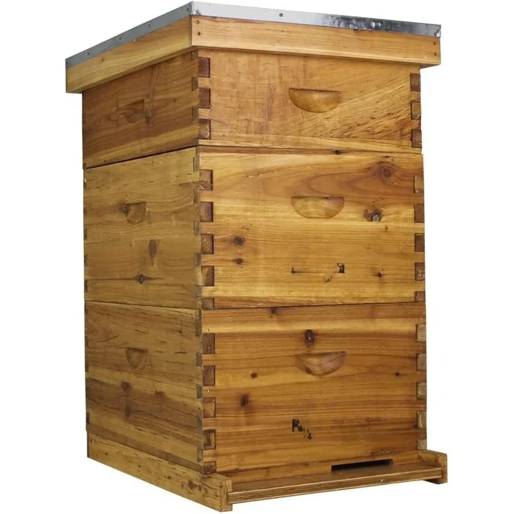 

Fully Assembled Original Bees Wax Coated 10 Frame Langstroth Beehive