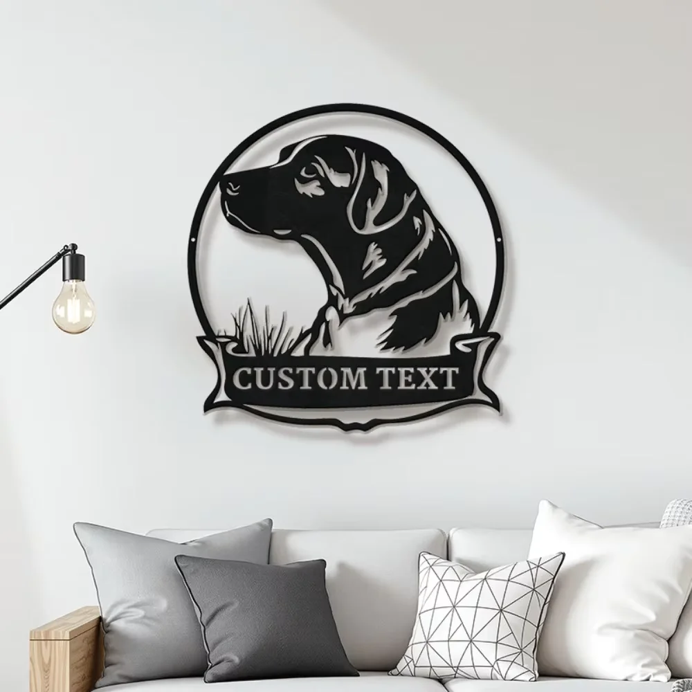 

Custom Labrador Retriever Silhouette Metal Sign Handmade, Weather Resistant for Indoor & Outdoor Spaces Best Gift for Dog Lovers