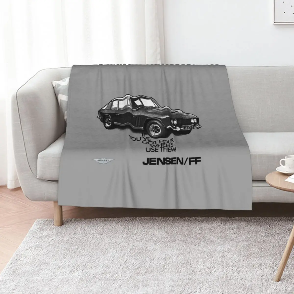 

JENSEN FF INTERCEPTOR Throw Blanket Decorative Sofa Quilt Plush Thermal Blankets