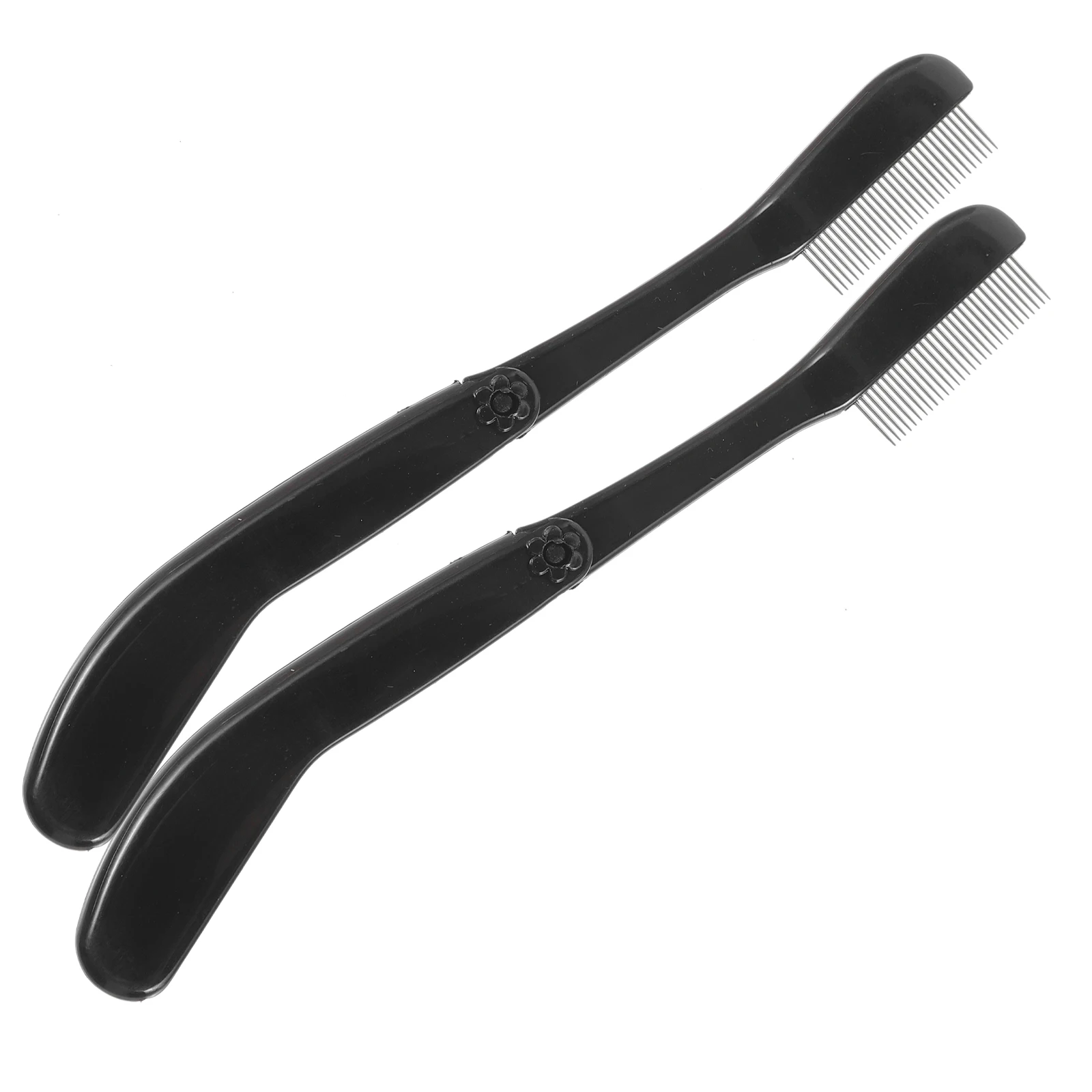 

2Pcs Reusable Eyebrow Combs Metal Eyelash Comb Makeup Tool Eyelash Separator Portable Travel Dense Lash Comb Lash Brush