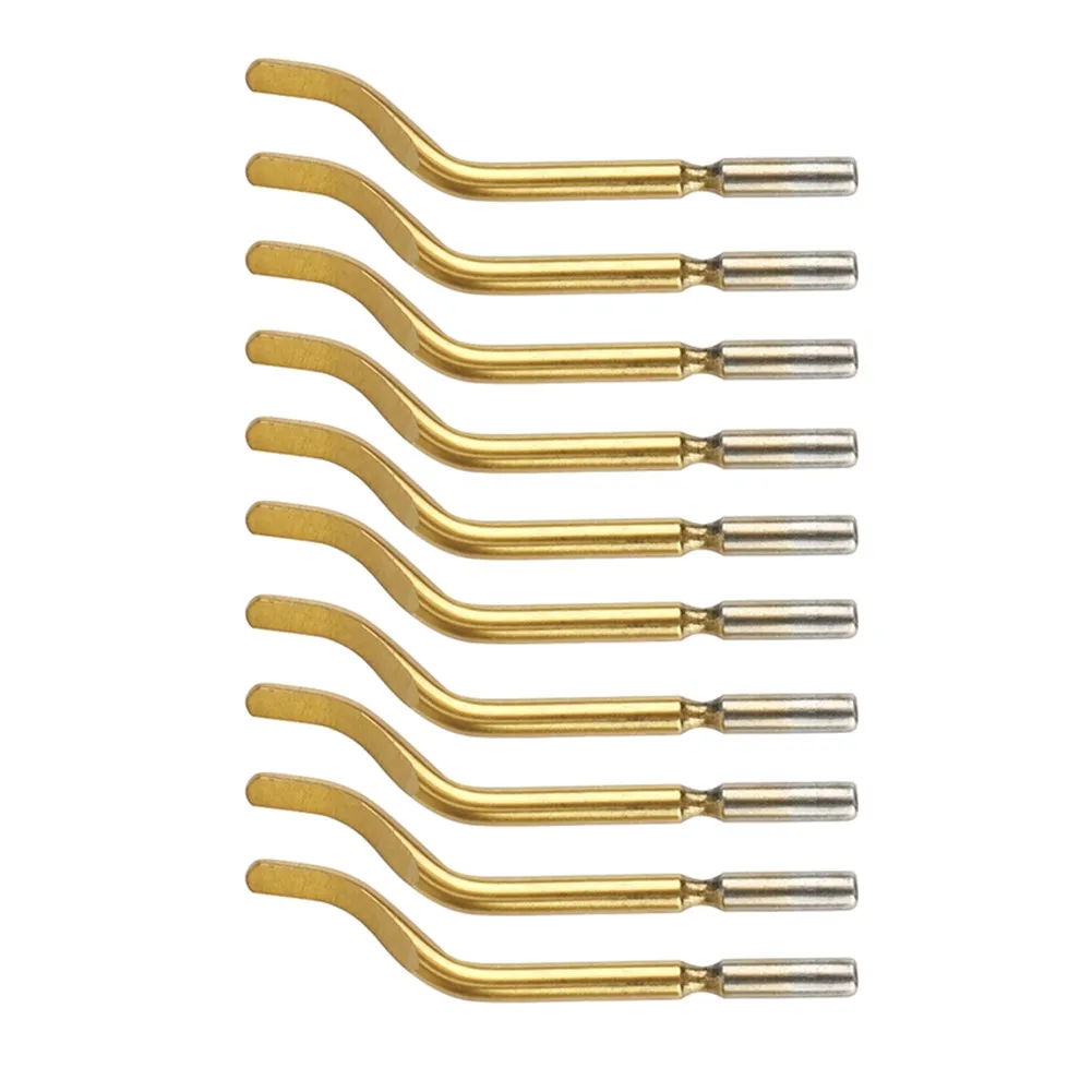 10 Chiếc 47.5Mm Chiều Dài Sắc & Bền BS2012 Kim Loại Cắt Tỉa Dao Nạo Deburring Gỗ/PVC/ABS/kim Loại Mềm Cắt