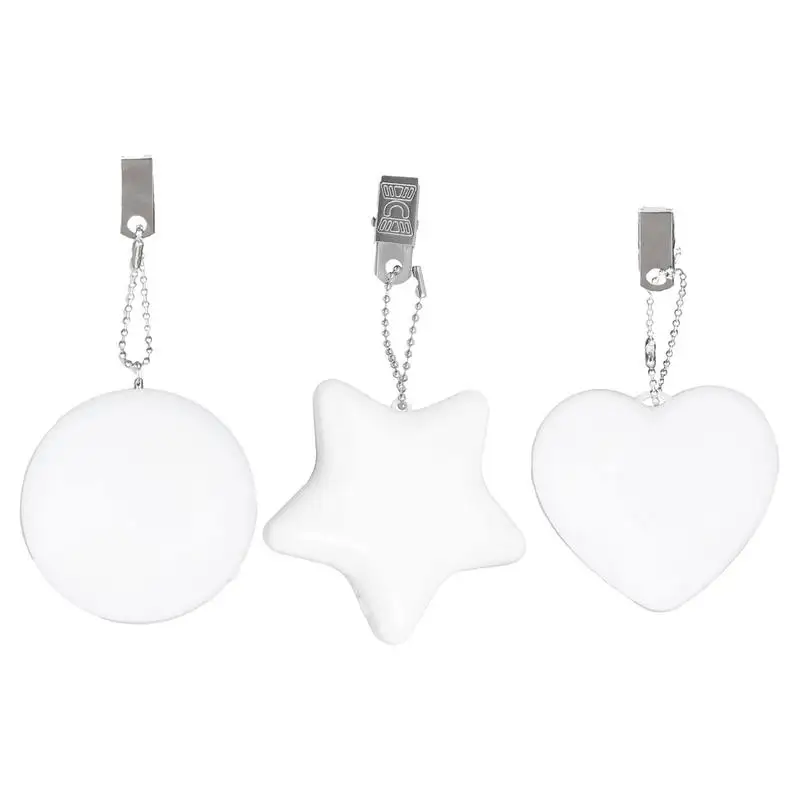 Touch Sensor Handbag Light Heart Round LED Purse Night Light Bag Lamp with Clip Mother\'s Day Gift