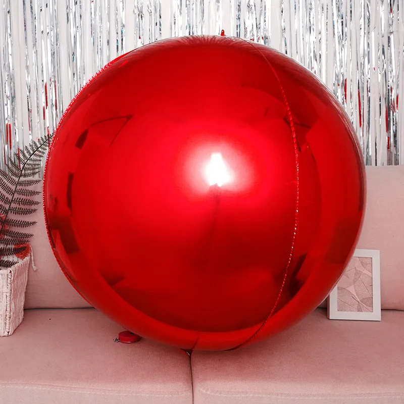 32 Zoll Silber Gold 4D Luftballons Folie Helium Riesiger Ballon Geburtstagsfeier Hochzeit Halloween Weihnachten Valentinstag Babyparty Dekor – Detail 7
