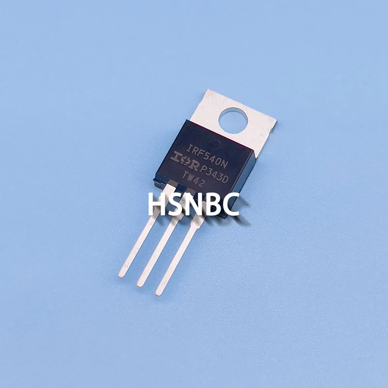 10Pcs/Lot IRF540NPBF IRF540N IRF540 TO-220 33A 100V MOSFET N-Channel Field-effect Transistor 100% New Imported Original