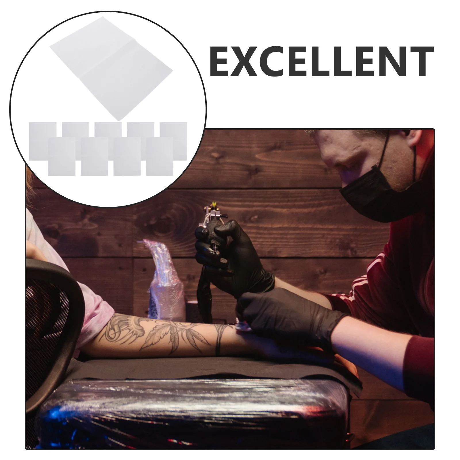 

25Pcs Tattoo Drawing Paper High Clarity Tracing Film for Accurate Stencil Creation Suitable for Professional Tattooing Needs