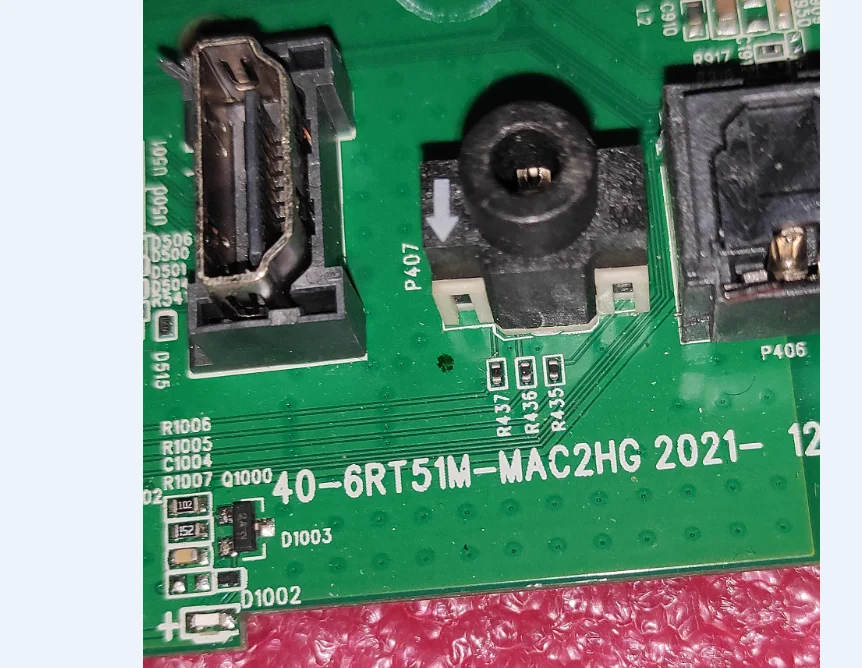 ¡Envío gratis! Placa base de TV tres en uno, 40-6RT51M-MAC2HG M8-6RT5101-MA200CK, bien probada