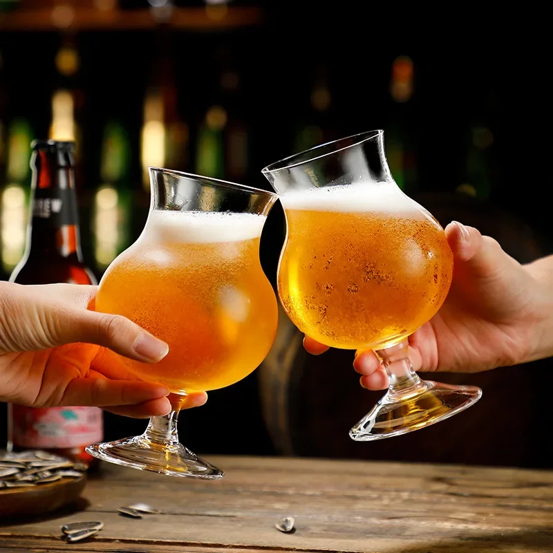 500ml Tulip Wine Glasses,German Draft Beer Glass,Whiskey Cocktail Glass,Party Specific Wine Glass,Christmas Gift Bar Accessories
