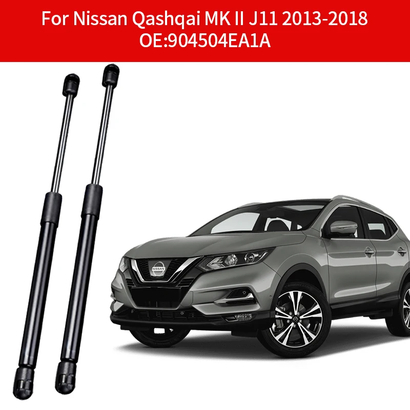 For Nissan For Qashqai MK II J11 2pcs Car Trunk Rear Tailgate Boot Gas Spring Struts Supports 2013 2014 2015 2016 2017 2018