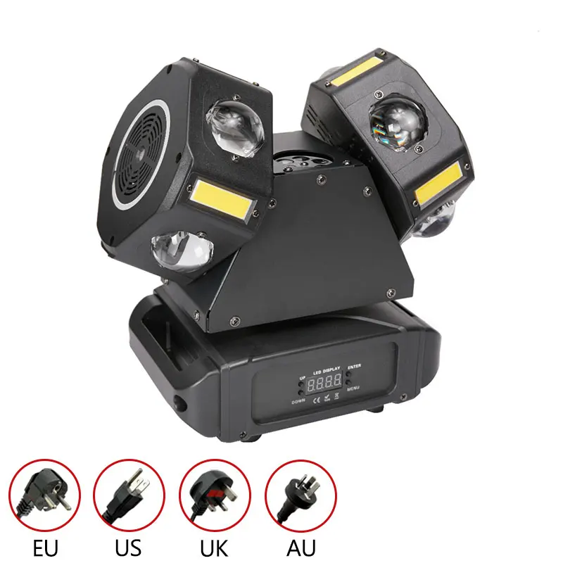 Multi functional 120W Stage Light DMX512 RGBW Voice Control Strobe Pattern Laser Light For Party Bar DJ Show Christmas Halloween