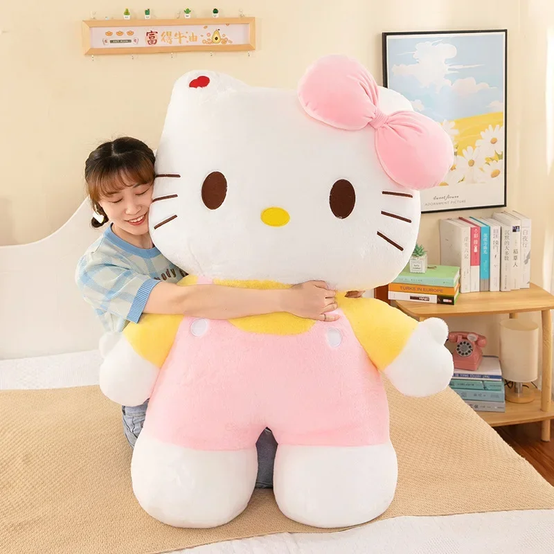 100CM Super Big Size Sanrio Cute HelloKitty Stuffed Animal Doll Plushies Kawaii Room Decoration Children Christmas Birthday Gift